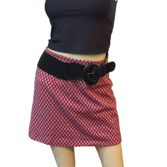 Skirt size S 3 4 misses small red mini - Picture 3 of 13